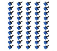 50PCS Emisores de goteo ajustables para césped Sistema eficiente de riego por aspersor