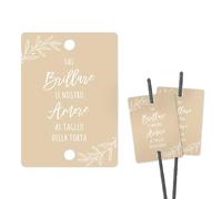 50pcs Etiquetas para Boda en Italiano Fai Brillare il Nostro Amore al Taglio Della Torta Etiqueta Decorada para Luces de Bengala Palitos Luminosos Decoración Mesa de Boda (Estilo b -50pcs)