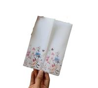 50Pcs Flower Vellum Wrap Suitable For A 5 X 7 Wedding Invitation para Invitaciones(Color2)