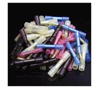 50PCS Heat Shrink Butt Wire Crimp Connectors Seal Terminals Insulated Wire Connector 5 Sizes Kit-Automotive Marine