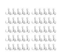 50pcs High Carbon Steel Reddroom Hook para Cebos De Cebos Accesorios Aparejos Pesca Tuercecillo