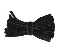 50Pcs Hook and Loop Ties Black | Reusable Cable Fasteners for Extension Cords/Wires/Cables | Integrated Burr Buckle Design, 18 x 2cm