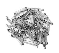 50pcs Imperdibles Bases Barras De Broche Pasadores 32mm Brooch Bar Pins Findings