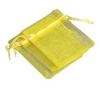 50pcs / lot 100pcs / lot Bolsa de organza para joyería 24 colores Bolsas con cordón para bodas Bolsas de regalo de dulces de Navidad Embalaje de joyería-Citrino, 13x18 cm, 50 piezas