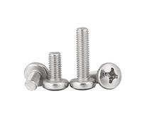 50pcs/lot US Fine Thread UNF 00#-90 0#-80 304 A2-70 Stainless Steel Cross Recess Round Pan Head Screw Bolt(5mm,0-80)