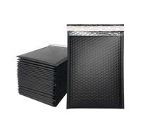 50PCS/Lote Bolsas De Sobres De Burbujas De Papel Kraft Diferentes Especificaciones Sobres De Envío Acolchados Con Bolsa De Envío De Burbujas-Negro-18 * 23cm
