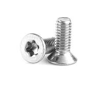 50pcs M3 Tornillos de Cabeza Plana Cabeza Avellanada de Seguridad de Acero Inoxidable 304 [M3×10]