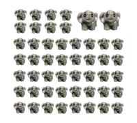 50Pcs Mini Animals Figurines Resin Tiny Animal Miniatures Wild Animal