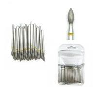 50pcs Nail Cutter Drill Bit Spherical Nail Drill Bits Nail File Bits for Gel Nails Cuticles Manicure Dead Skin Removal Nail Polishing Grinding Head Accessory (Model 10)