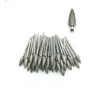 50pcs Nail Cutter Drill Bit Spherical Nail Drill Bits Nail File Bits for Gel Nails Cuticles Manicure Dead Skin Removal Nail Polishing Grinding Head Accessory (Model 12)