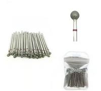 50pcs Nail Cutter Drill Bit Spherical Nail Drill Bits Nail File Bits for Gel Nails Cuticles Manicure Dead Skin Removal Nail Polishing Grinding Head Accessory (Model 3)