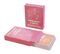 50pcs nuevas tarjetas de afirmación de madre portátiles Tarjetas de apoyo de embarazo positivas portátiles Regalos inspiradores para nuevas madres después del nacimiento y posparto