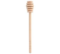 50pcs Palillos de Miel de Madera Mini Mermelada Tarro Agitador Palillo Dispensador Recolección Barra Varilla Agitadora para Miel Tarro (16cm)