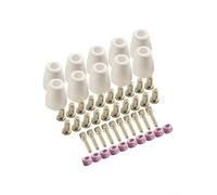 50pcs Plasma Electrodo Consejos con 0 96mm Diámetro para XT Shield Cup Ring Kit para ES AB PCM 500i Plasma Antorcha Consumibles