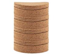 Posavasos de Corcho Natural Posavasos de Madera para Bebidas Té Taza de café Alfombrilla Absorbente para vajilla para el hogar Bar Café Accesorios de Mesa de Boda (50 Piezas)
