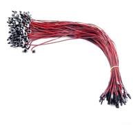 50PCS Power Reset SwFor Itch Cable para computadora para I O para interfaces y botón SwFor Itches DesFor Igned a FFor It MultFor Iple Motherboards 0.5m y 1m Longitud OptFor Ions (0.5M)