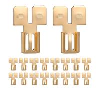 50pcs Quick Disconnect Dual Spade Connectors Electrical Wire Terminals for Automotive Wiring Easy to Use Versatile and Stable Performance Harsh Environments