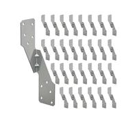 50Pcs Strong-Tie H2.5A, HOT-DIP Galvanized Steel Heavy Duty Hurricane Tie, Hurricane Straps Trusses/