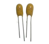 50pcs Tantalum capacitor 2.2uF 35V 225 35V2.2uF DIP Radial Capacitance Meters