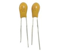 50pcs Tantalum capacitor 47uF 16V 16V47uF DIP Radial Capacitance Meters