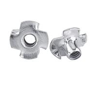 50Pcs Tuerca en T M5 Tuercas para Madera CNC Router Tuerca en T de Cuatro Garras para Muebles