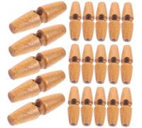 50Piezas Botones de Abrigo de Madera Decorativos Uds Botones Imitación para Ropa de Palancas para Abrigos y Chaquetas y Retro