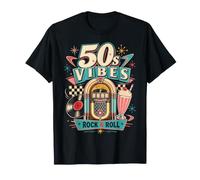 50s Retro 1950s Rockabilly Sock Hop Vintage Nostalgia Camiseta
