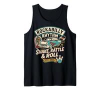 50s Retro Vintage Fifties Rock and Roll Sock Hop Nostalgia Camiseta sin Mangas