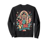 50s Retro Vintage Fifties Rock and Roll Sock Hop Nostalgia Sudadera