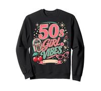 50s Retro Vintage Rockabilly Pinup Women Americana Style Sudadera