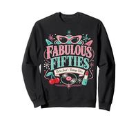 50s Retro Vintage Rockabilly Pinup Women Americana Style Sudadera