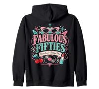 50s Retro Vintage Rockabilly Pinup Women Americana Style Sudadera con Capucha