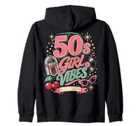 50s Retro Vintage Rockabilly Pinup Women Americana Style Sudadera con Capucha