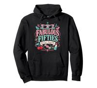 50s Retro Vintage Rockabilly Pinup Women Americana Style Sudadera con Capucha