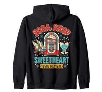 50s Retro Vintage Rockabilly Pinup Women Americana Style Sudadera con Capucha
