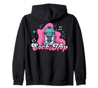 50s Sock Hop Classic Rockabilly 1950s Dance Party Doo Woop Sudadera con Capucha