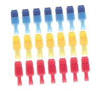 50sets Quick Splice Wire Connector Kit Fully Insulated T-Tap Connectors for Automotive Wiring Self-Stripping Design and Materials for Efficient Electrical Connections .D121