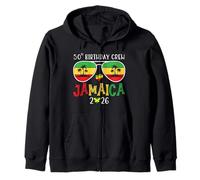 50th Birthday Crew Jamaica 2026 50 Years Old Bday Party Trip Sudadera con Capucha