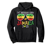 50th Birthday Crew Jamaica Trip 2025 50 Years Old Bday Party Sudadera con Capucha
