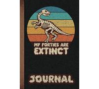 50th Birthday Dinosaur Lover Journal: 6x9, 120 lined pages with Dinosaur Fossil Belongs to page. Great for journaling and logging, Black Kraft design