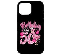 50th Birthday Gift Flamingo Fan 50 Year Old Girls 50th Bday Carcasa para iPhone 16 Pro MAX