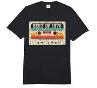 50th Birthday Gifts Retro Best of 1976 Cassette Tape Vintage Comfort Colors Adult Heavyweight T-Shirt