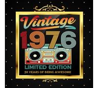 50th Birthday Guest Book - Retro 70s Style | A Fun Vintage Keepsake for Messages & Wishes