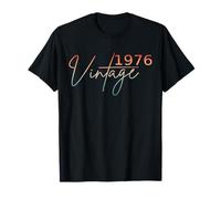 50th Birthday Vintage 1976 Retro 50 Year Old Born In 1976 Camiseta