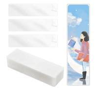 50uds Bolsas Laminadas para Marcadores, 21x5,1cm Fundas para Plastificar 0,125mm Fundas Plástico para Marcapáginas para Amantes de los Libros y Amantes de la Naturaleza