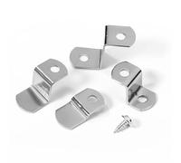 50uds Clips Montaje Pintura Sobre Lienzo con Tornillos Metal, 12,7 mm 6,35 mm 3,18 mm 9,53 mm Clips para Lienzo Enmarcar Imágenes Clips Montaje para Lienzo para Pintar Imágenes y Pizarras