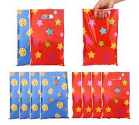 50uds Dibujos Animados Calle Tema Bolsas Regalo Galletas, Plástico Bolsas Golosinas con Asas para Envolver Regalos Detalles Cumpleaños Decoración Animación