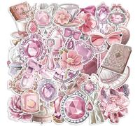 50uds Pegatinas Baile, Coloridas Pegatinas de Bailarina Lindas Pegatinas de Fiesta Estéticas Impermeables Chicas Pegatinas Regalos de Cumpleaños para Portátiles Cuadernos de Botellas (Estilo 2)