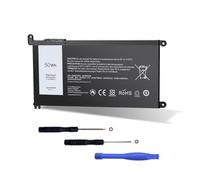 50Wh WDX0R WDXOR 11. Batería de 4 V para Dell Inspiron 13 7375 7368 7378 5368 5378 5379 P69G 15 7573 7579 7560 7570 7569 5570 55670 55670 5565. 5568 5578 55 79 5575 17 5765 5767 5770 5775 P58F P66F