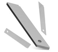 50x Cuchillas De Corte Hoja 25 mm Cutter Cuchillas Utilitarios Hojas de Repuesto Cortador Alfombra Corte Recto Acero Alta Calidad Afilado Profesionales